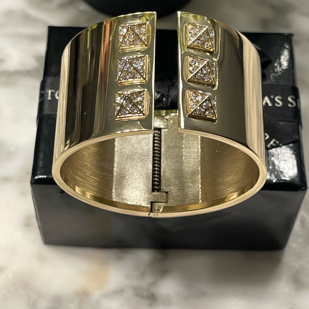 Victoria’s Secret - Gold and Silver Geometric Cuff Bracelet